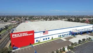 Price Self Storage West Los Angeles aerial view of the facility.
